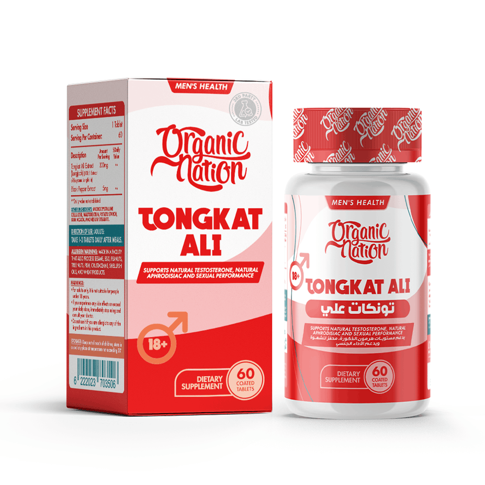 Tongkat Ali-60Serv.-60Tablets Organic Nation