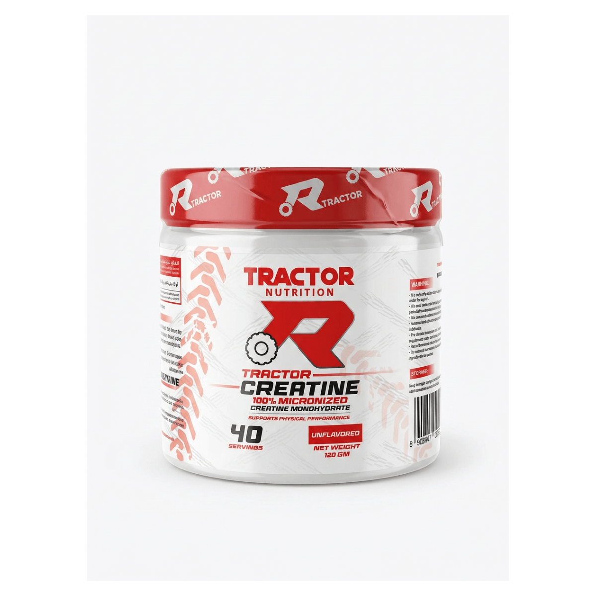 Tractor Nutrition Creatine 100%Micronized Creatine-120g-40serv.-Unflavored